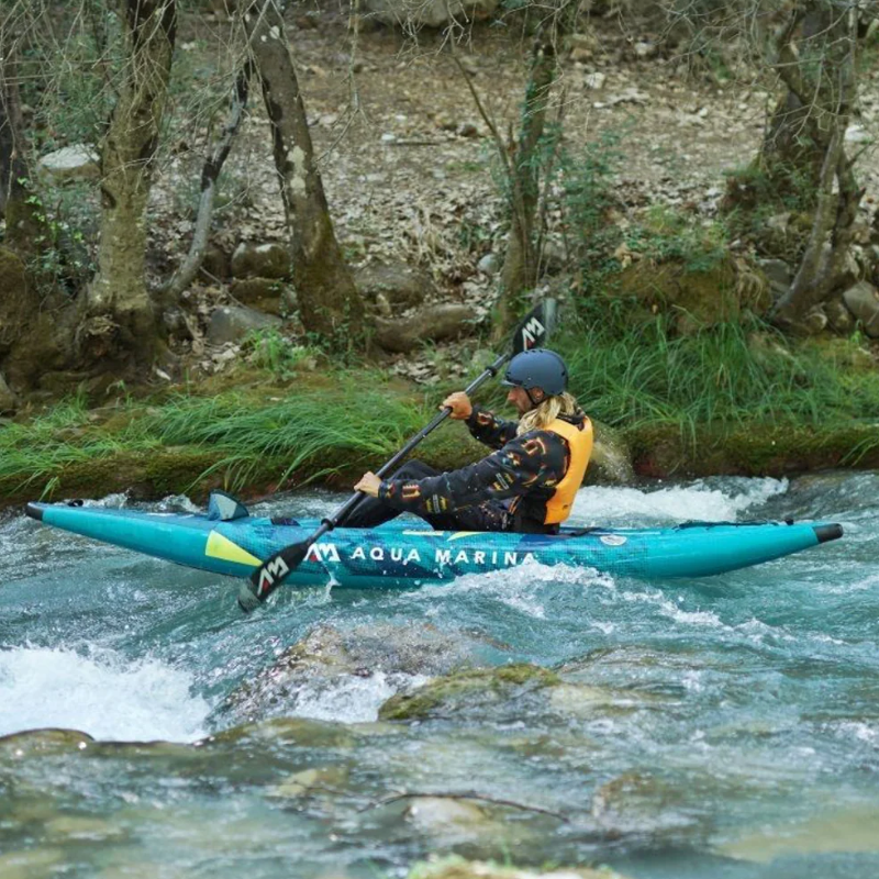 Aqua-Marina-Steam-inflatable-Kayak-man-paddling-2