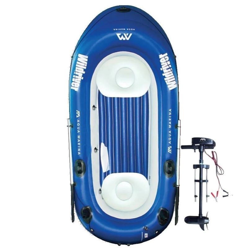 Aqua-marina-wild-river-inflatable-dinghy-with-trolling-motor