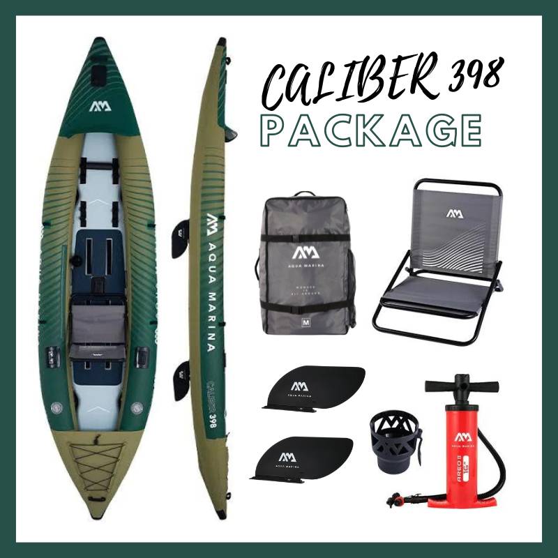 Aqua-marina-caliber-398-angler-fishing-kayak-package-deal