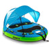 Jobe-Sea-Esta-towable-ski-tube-3-P-blue-lime-green-with-canopy