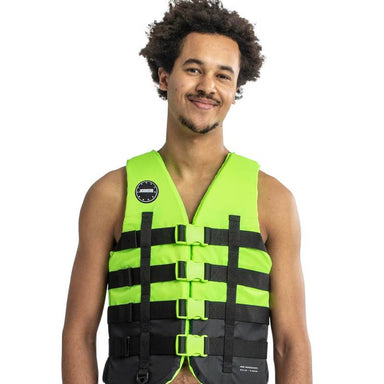 jobe-four-buckle-life-jacket-lime-green