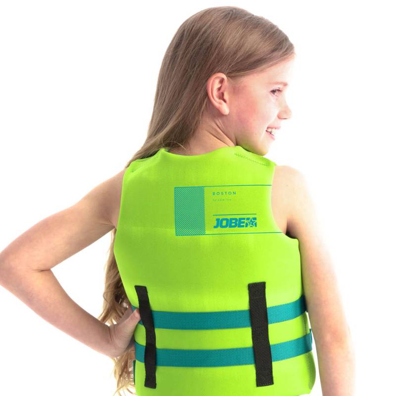 jobe-neoprene-kids-life-jacket-lime-green-back