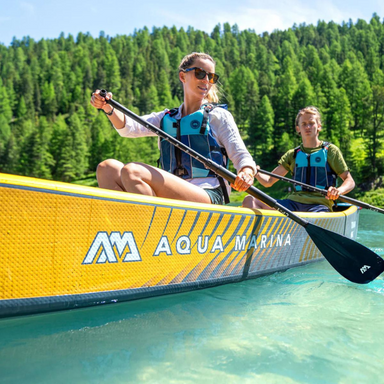 aqua-marina-tomahawk-couple-paddling-on-water