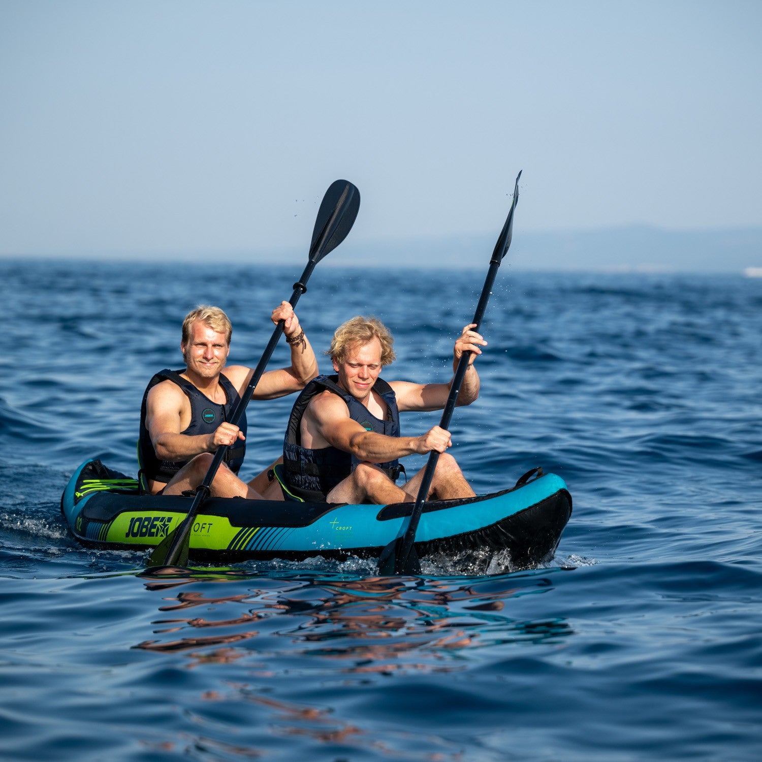 jobe-croft-340-inflatable-kayak-paddlers-on-water-2