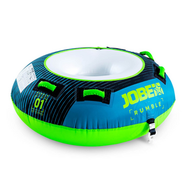 jobe-rumble-1-person-towable-ski-tube-green-teal-doghnut